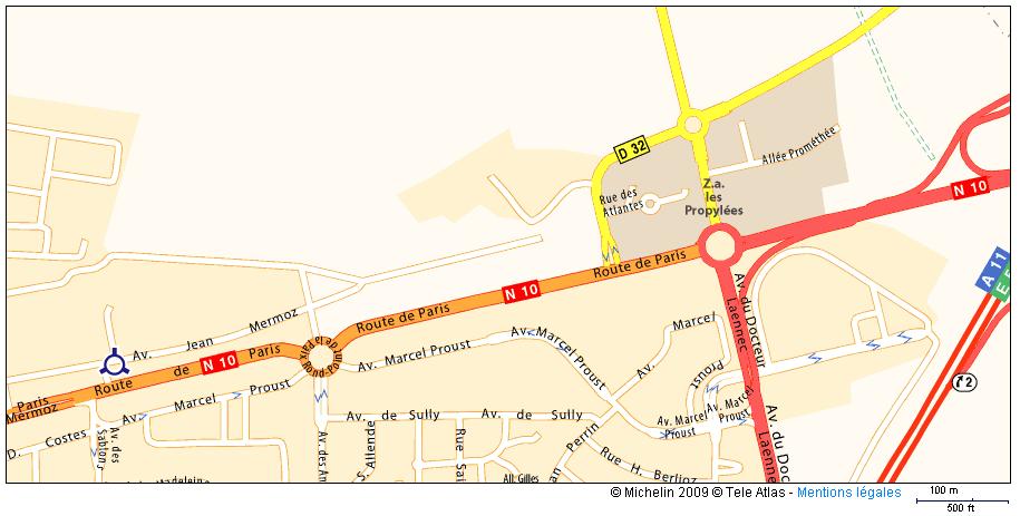 Plan d'accs Chartrexpo